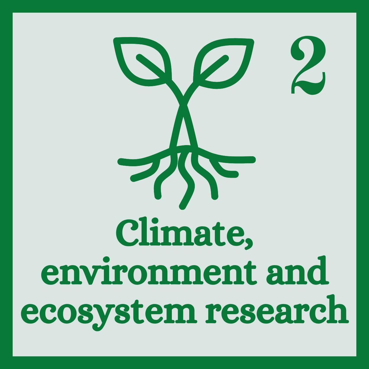 Climate, environment and ecosystem research