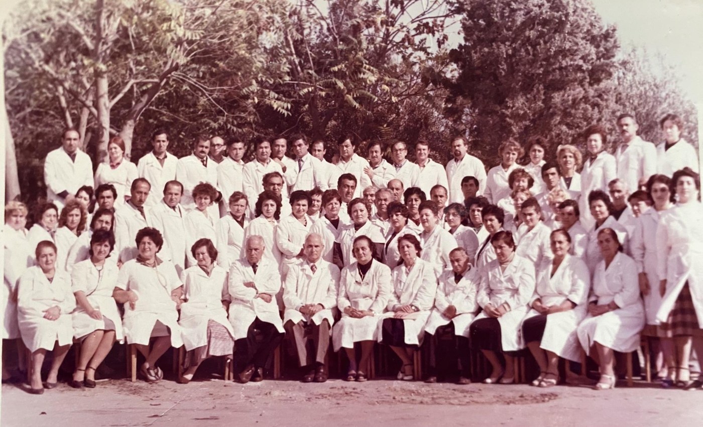 Group photographs featuring medical staff. Photograph 1.